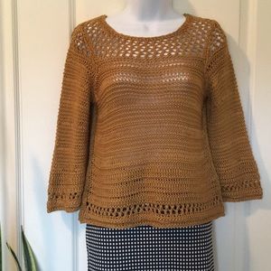 Moth - Anthropologie, Cropped Open Weave Sweater - SALE 4 for$20